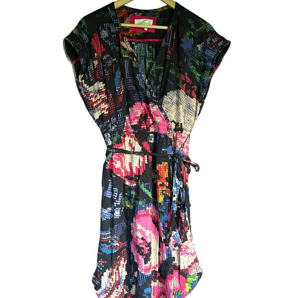 Anthropologie Astrid Needlepoint Mini Dress Size Small - Picture 2 of 5